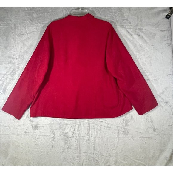 Studio Works womens size 20W zip Up Blazer Jacket with pockets witb Zipper - Picture 11 of 16